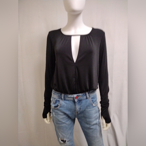 Free People Tops - NWT XSMALL Black Free People Bodysuit